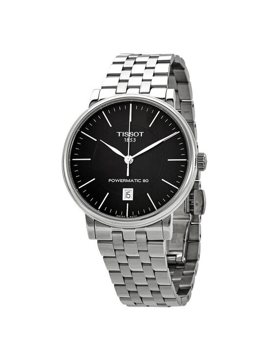 NWT Tissot Carson Automatic Black Dial Men\'s Watch